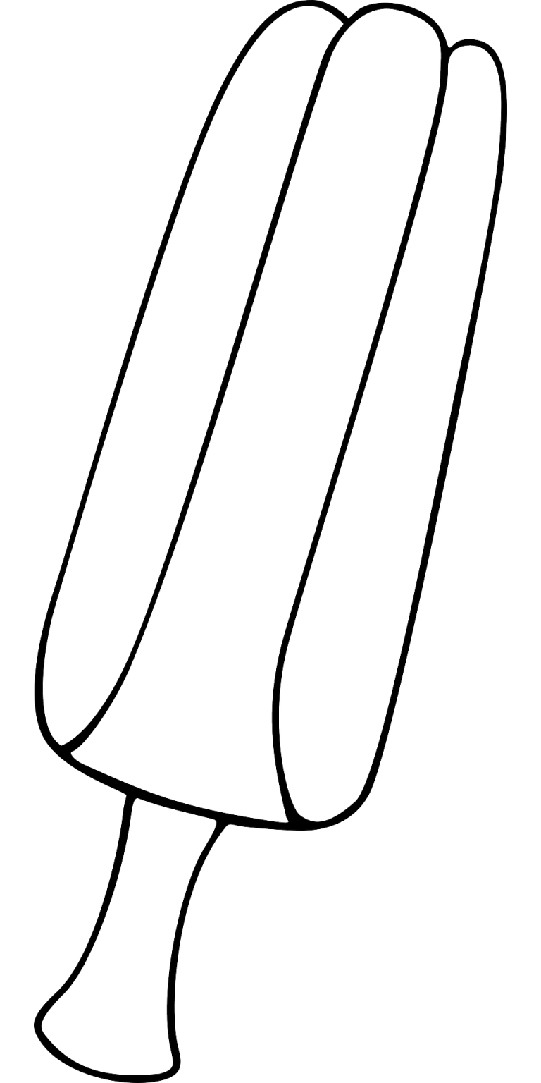 Рисунок карандашом мороженое на палочке