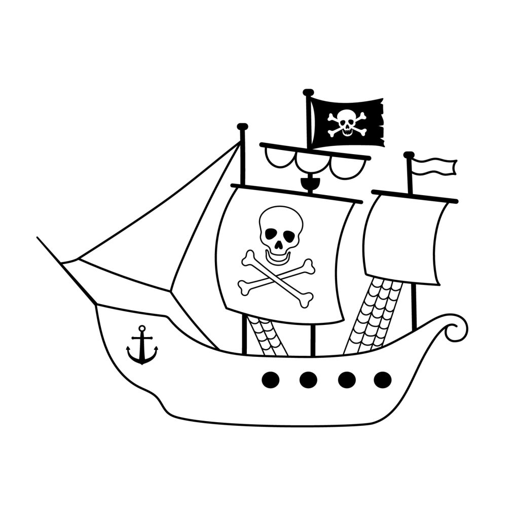 Рисунки пиратов для детей (32 фото)