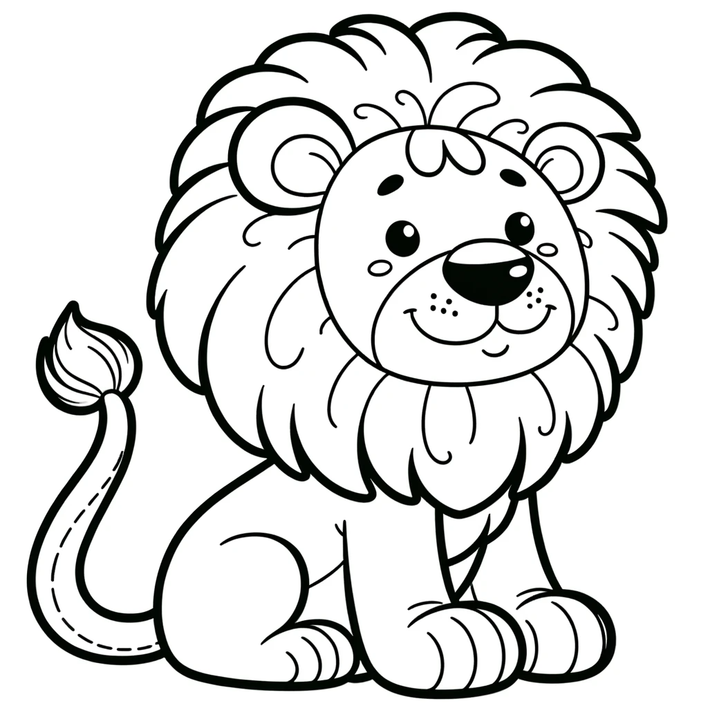 Векторы по запросу Раскраска лев
