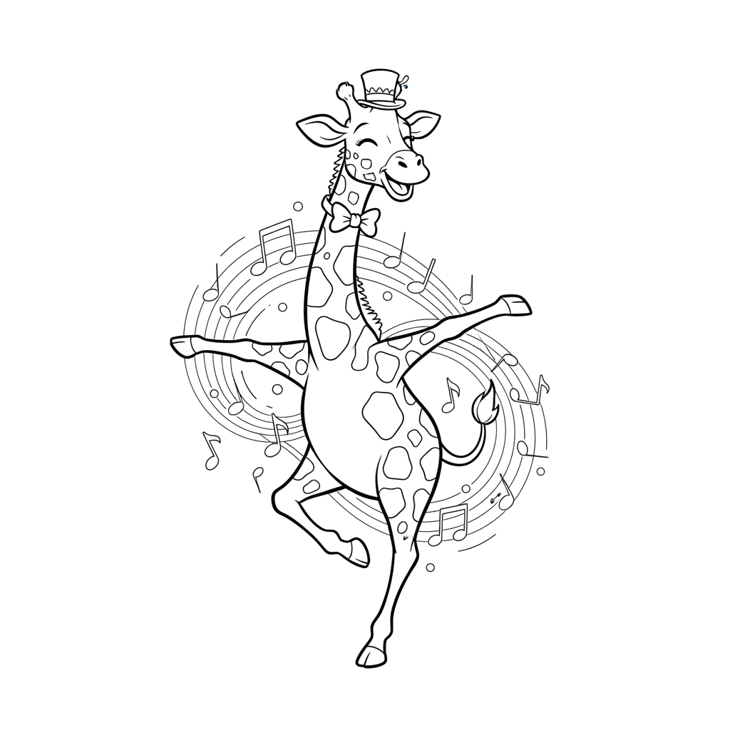 танцующий жираф