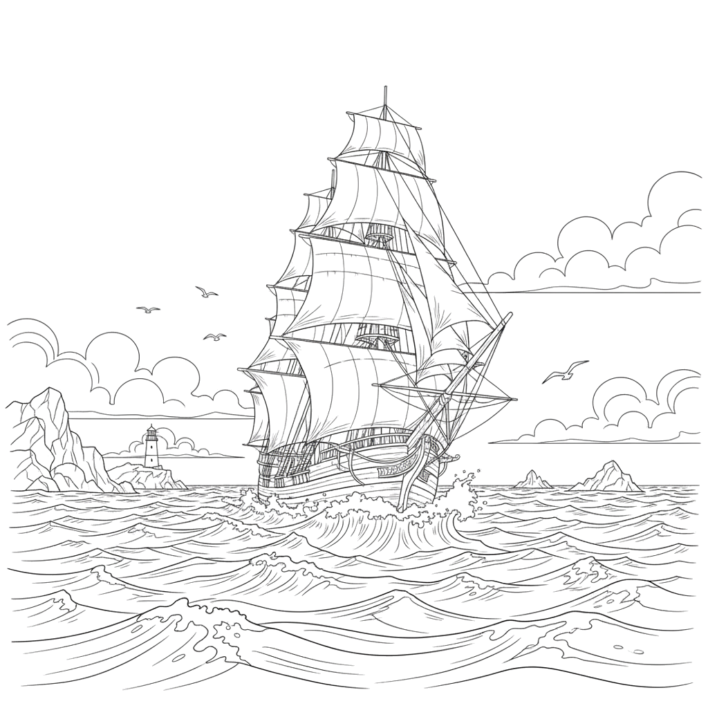 морской пейзаж