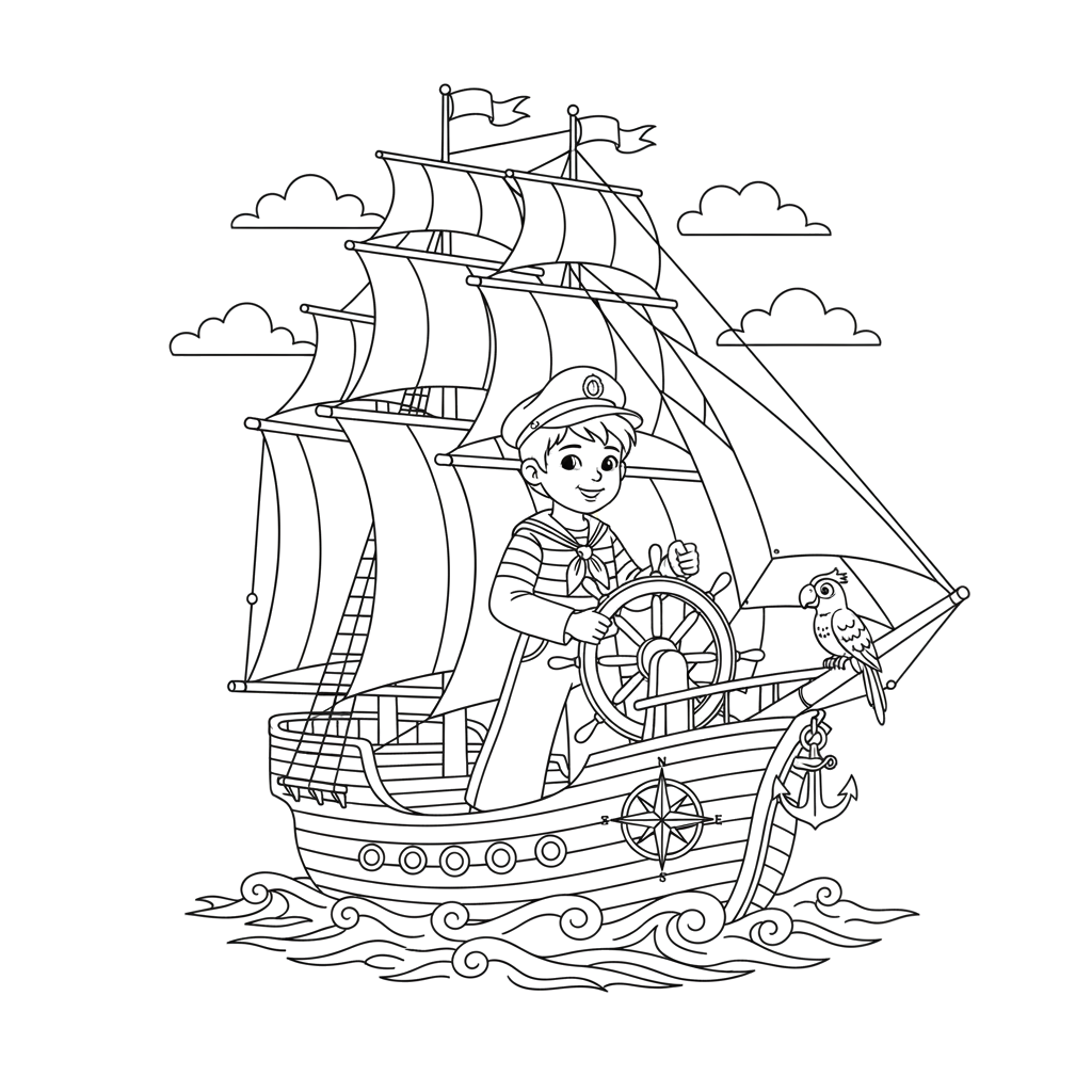 2. Юнга на корабле