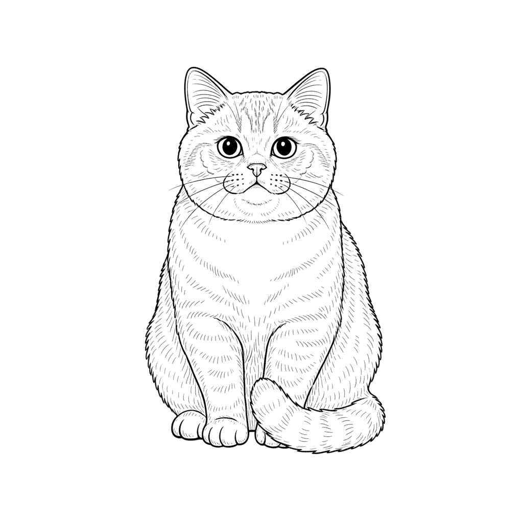 Кот британец