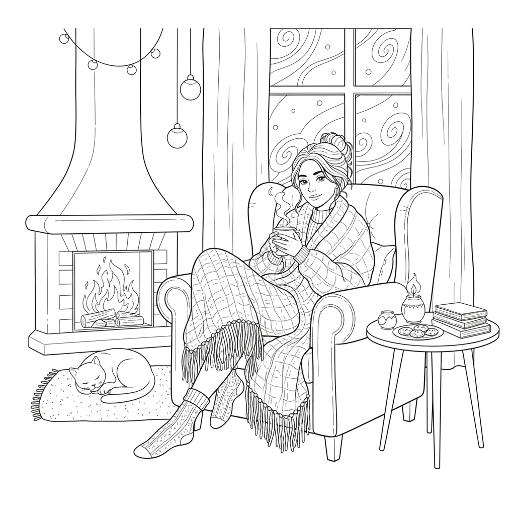 3. Женщина в стиле Хюгге