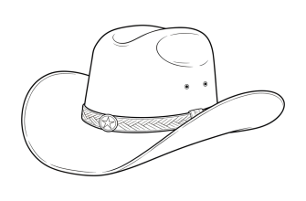 Ковбойская шляпа