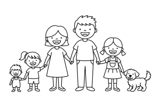 Большая семья