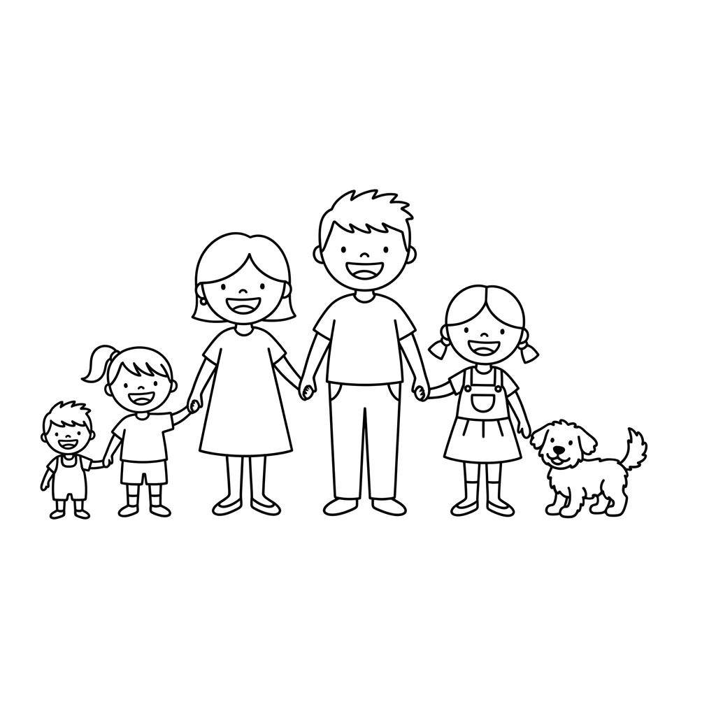 Большая семья