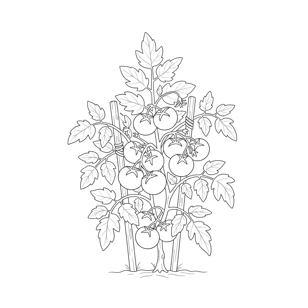 Куст помидоров