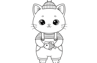 Котик в одежде