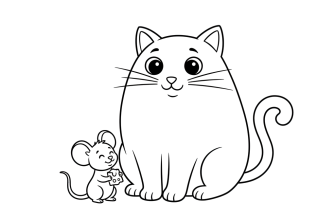 Кошка и мышка