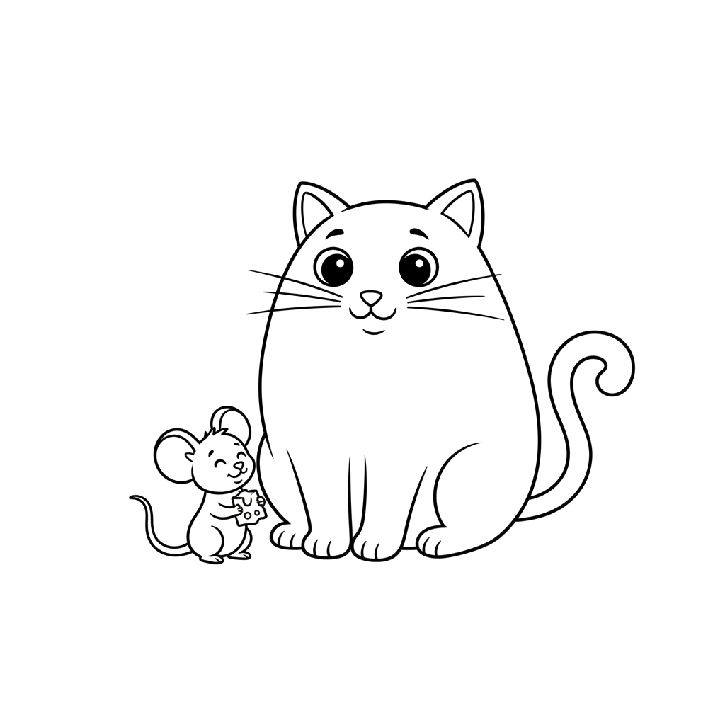 Кошка и мышка