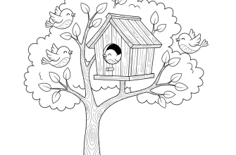 Скворечник на дереве