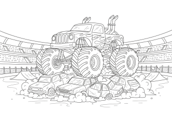 Монстр трак на арене