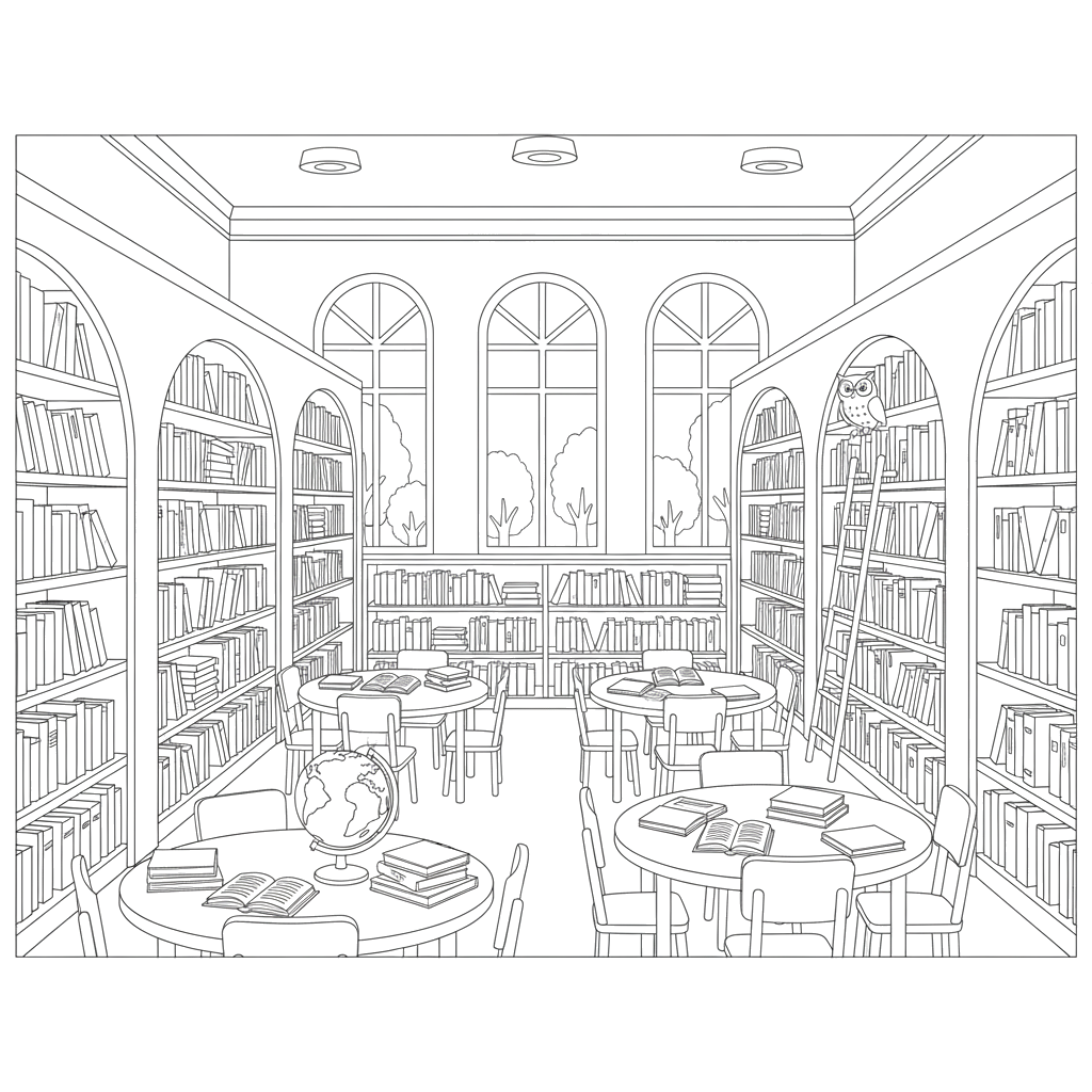 2. Библиотека в школе