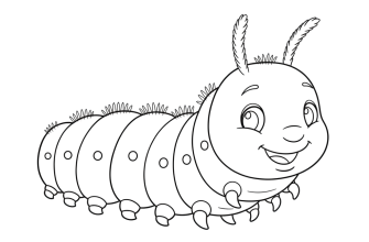 Большая гусеница