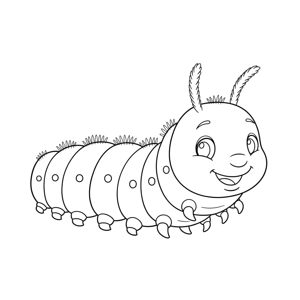 Большая гусеница