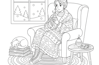 2. Женщина в стиле Хюгге