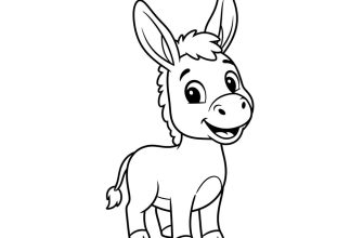 веселый ослик