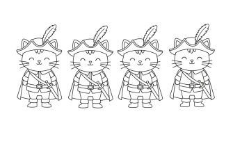 4 кота-мушкетера