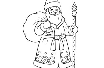 Детализированный Дед Мороз