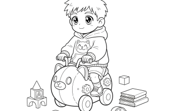 2. Мальчик в стиле Кодомо