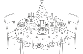 2.Новогодний стол