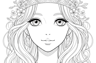 Лицо в стиле аниме