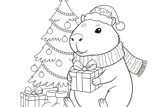 Капибара и Новый год