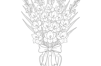 Букет гладиолусов