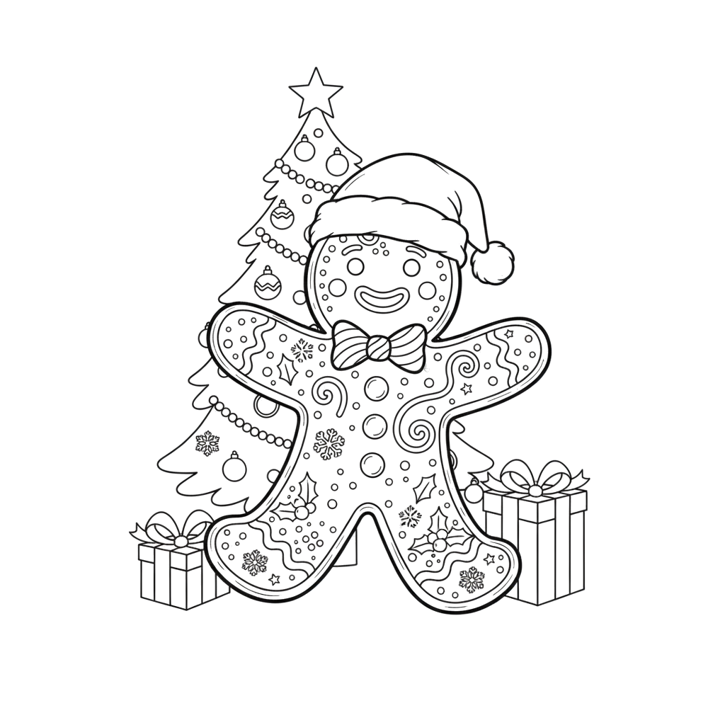 3. Пряничный человек, новогодний