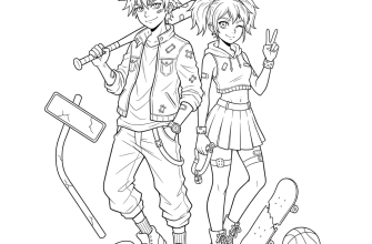 2. Хулиганы в стиле аниме