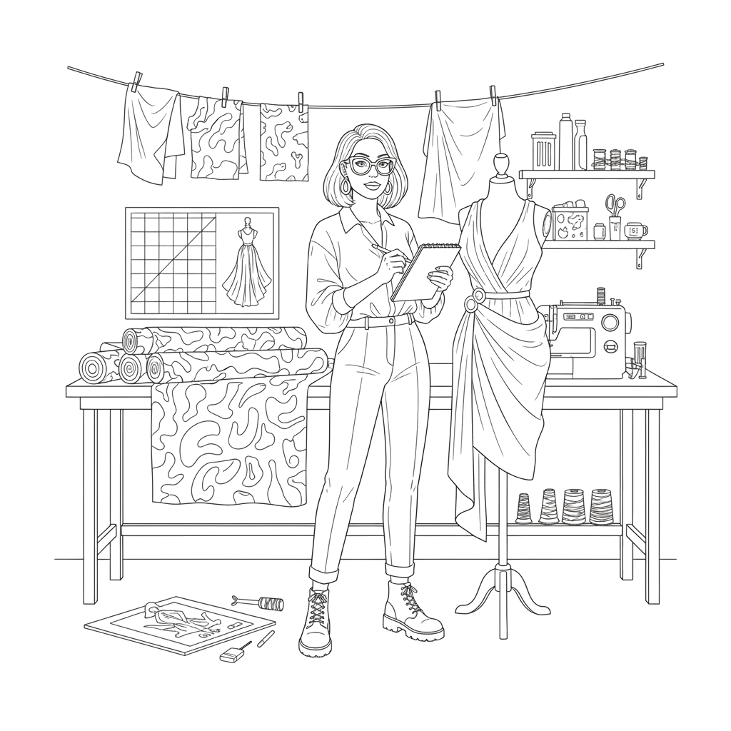 Современный дизайнер одежды