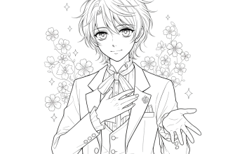 2. Мальчик в стиле Сёдзё