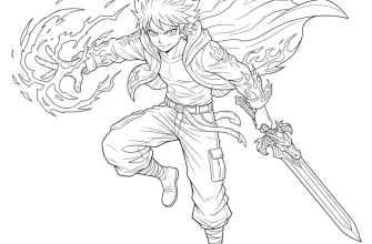 2. Мальчик в стиле Сёнэн