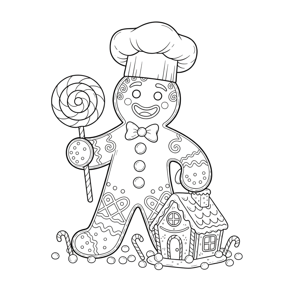 Пряничный человек великан