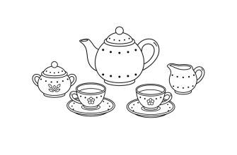 Кукольная посудка