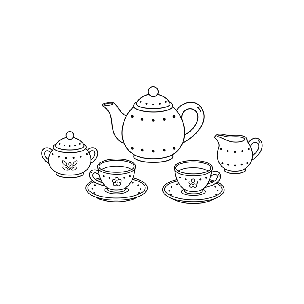 Кукольная посудка