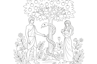 2. Адам, Ева и змей в раю