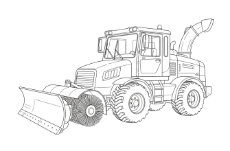 Снегоуборочная машина