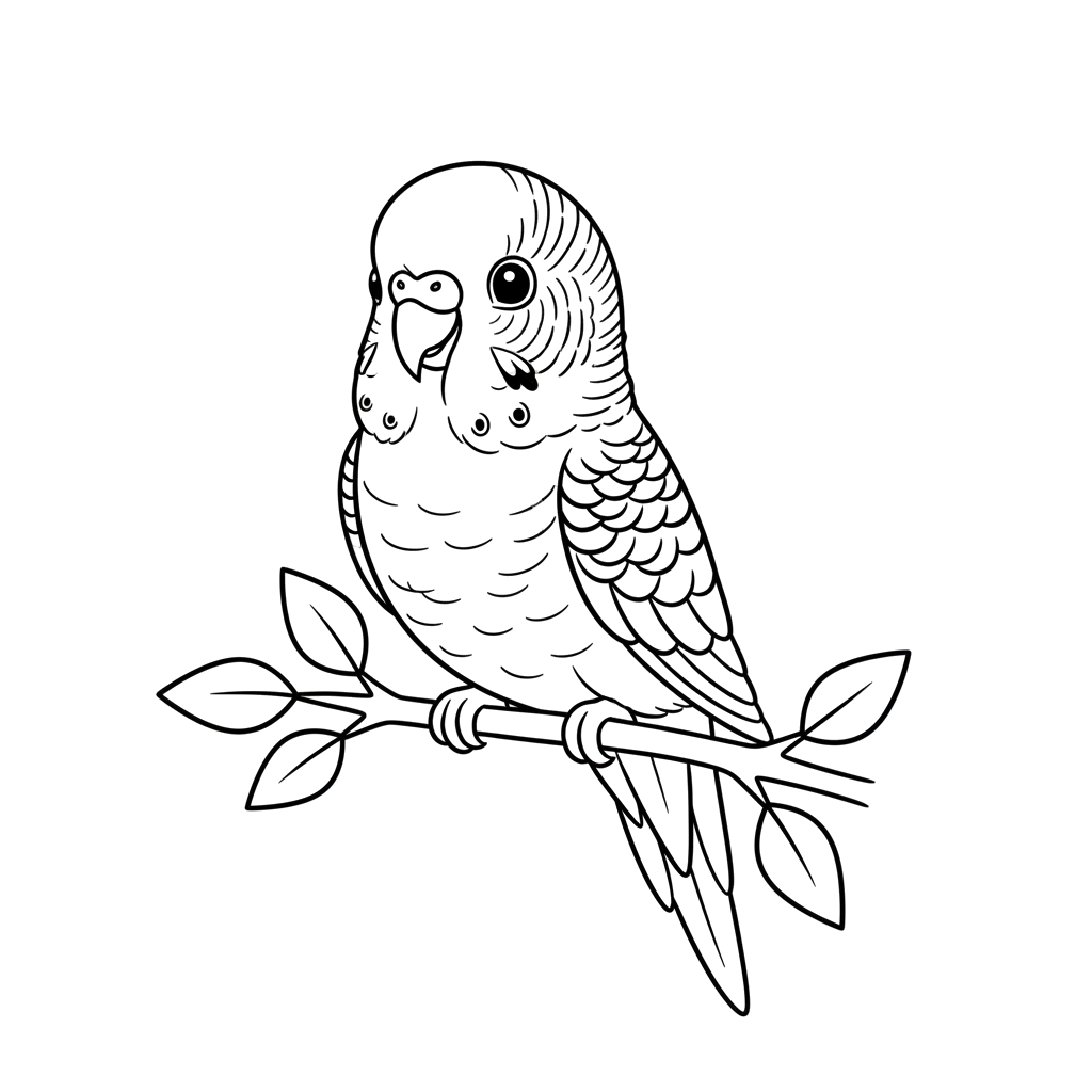 Волнистый попугай