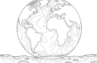 Вид на землю с луны