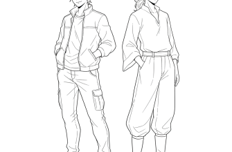 Парни в стиле аниме