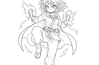 2. Девочка в стиле Сёнэн