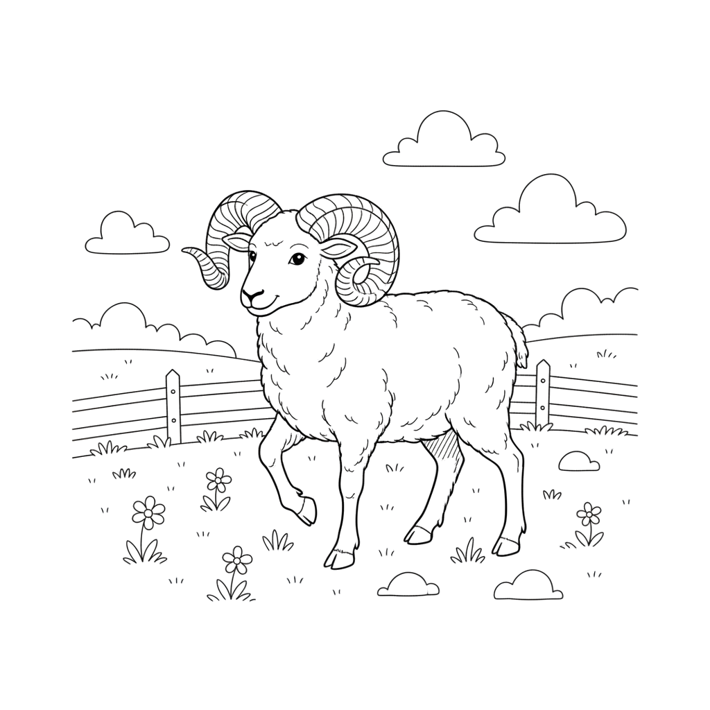 2. Баран в поле