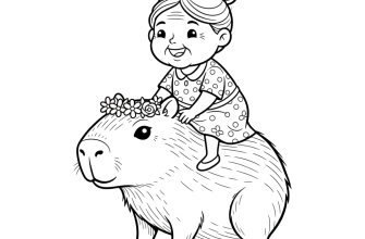 2. Бабушка на капибаре