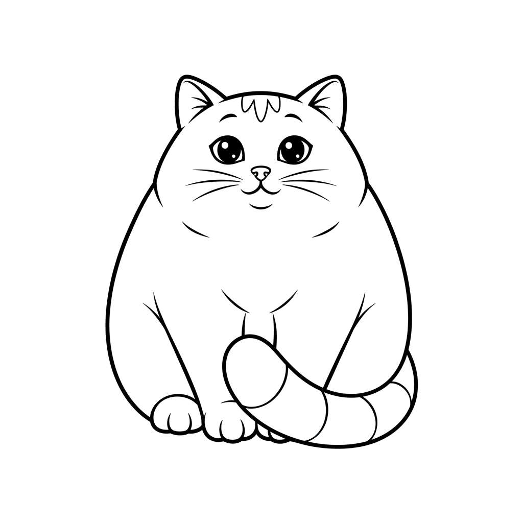 Толстый котик