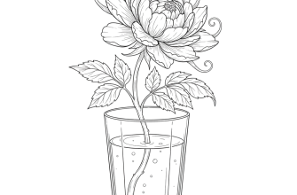 3.Цветок в стакане