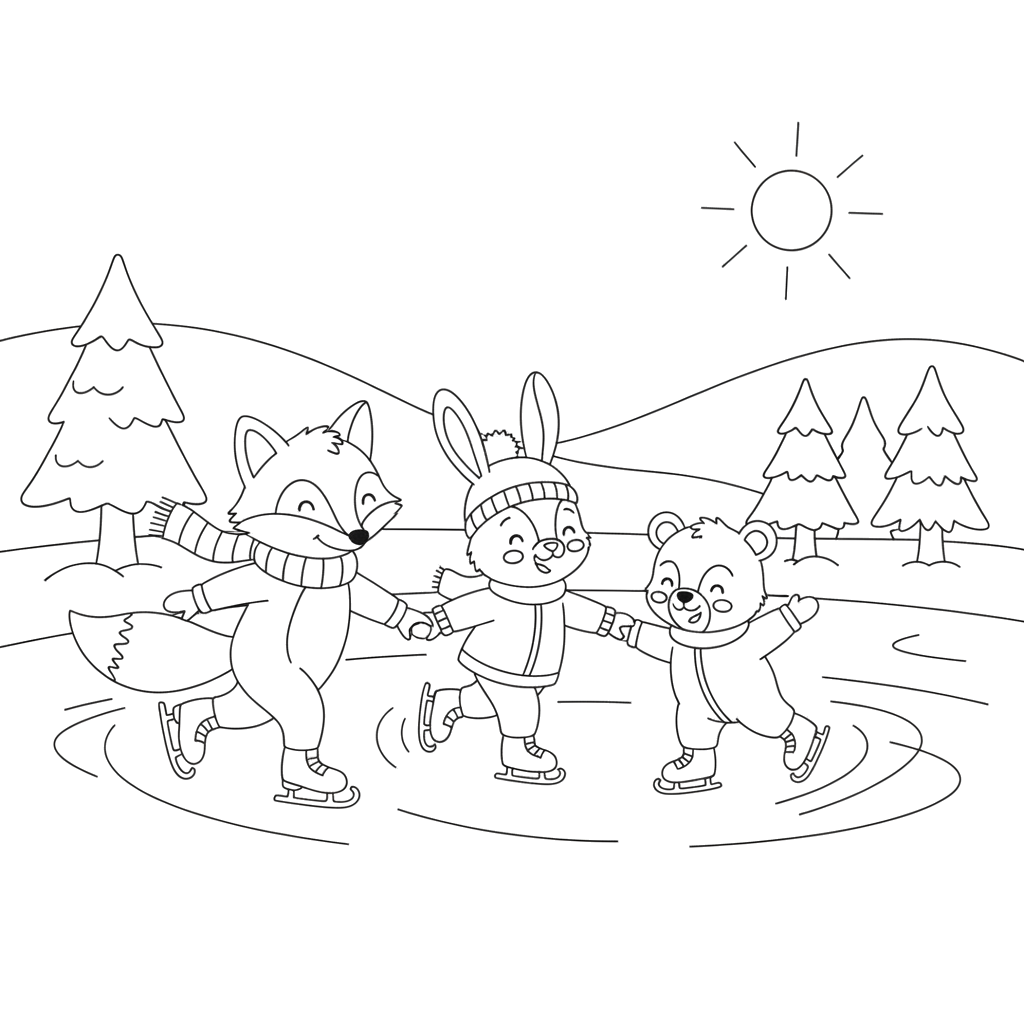 Катание на коньках