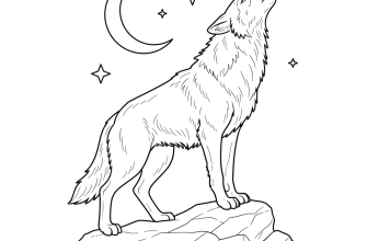 2 Волк воет на луну