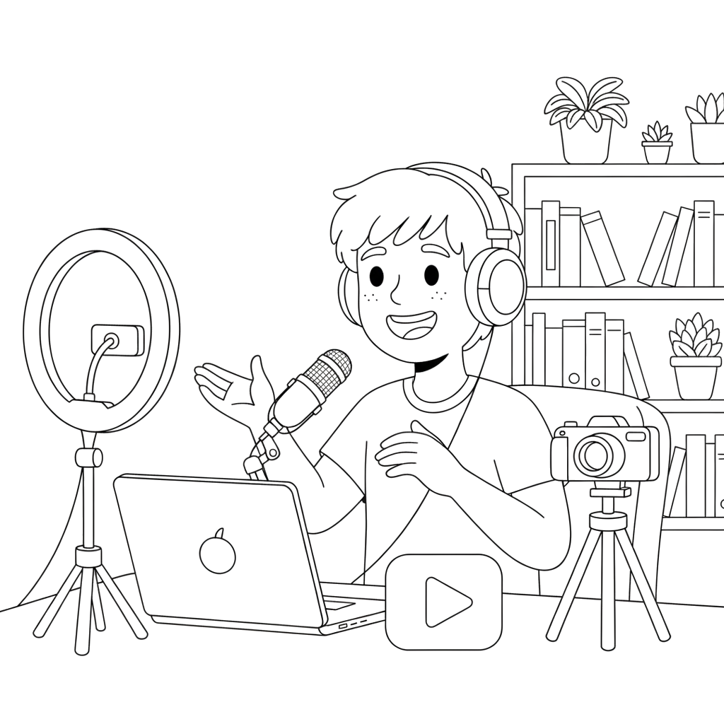 Видео блогер